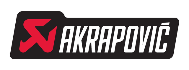 Akrapovic Logo Sticker - Front Adhesive (40 x 11.5) - ModsDirect
