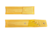 Akrapovic Leather Pencil Case - Yellow - ModsDirect