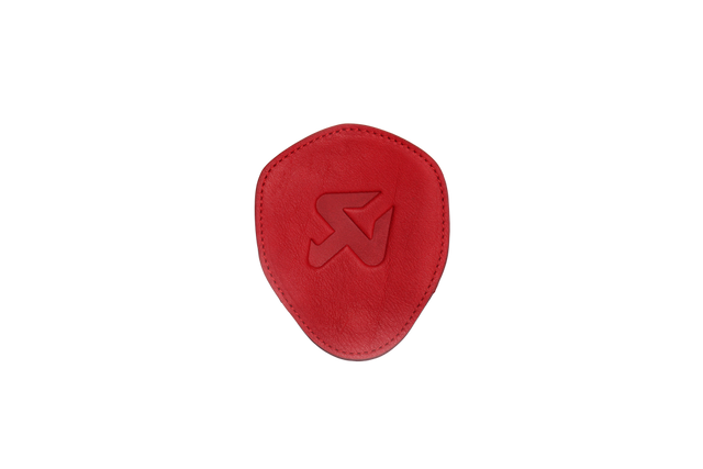 Akrapovic Leather Headphones Case - Red - ModsDirect