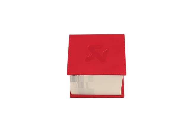 Akrapovic Leather Memo Notepad - Red - ModsDirect