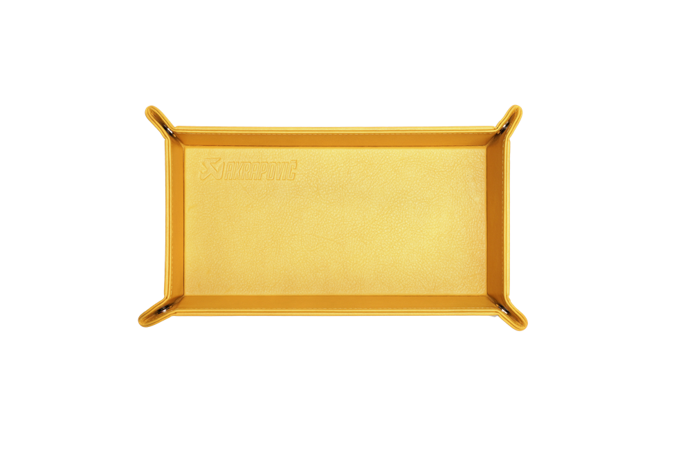 Akrapovic Leather Desk Valet - Yellow - ModsDirect