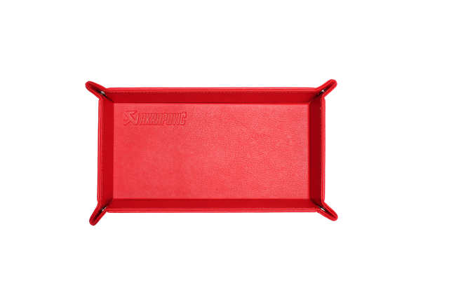 Akrapovic Leather Desk Valet - Red - ModsDirect