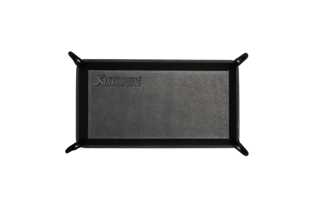 Akrapovic Leather Desk Valet - Black - ModsDirect