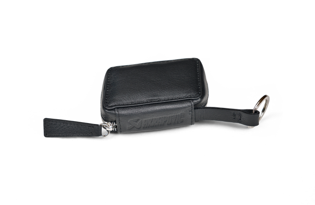 Akrapovic Leather Car Key Case - Black - ModsDirect