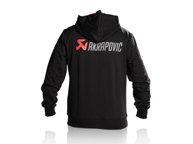 Akrapovic Mens Hoodie - Black/Red XXL - ModsDirect
