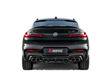 Akrapovic Rear Carbon Fibre Diffuser - Gloss for X4M (F98) - ModsDirect