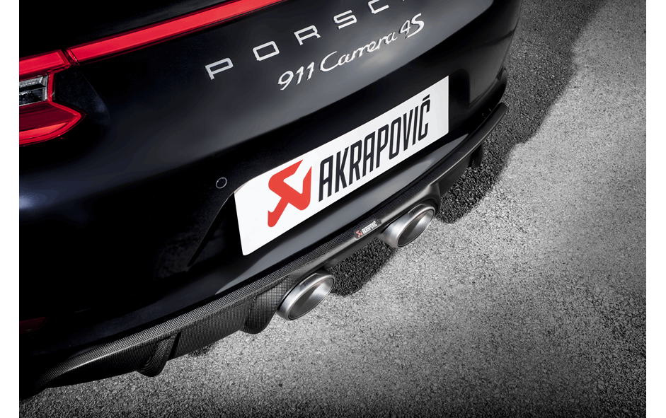 Akrapovic Rear Carbon Fibre Diffuser - Matte for 991.2 Carrera - ModsDirect