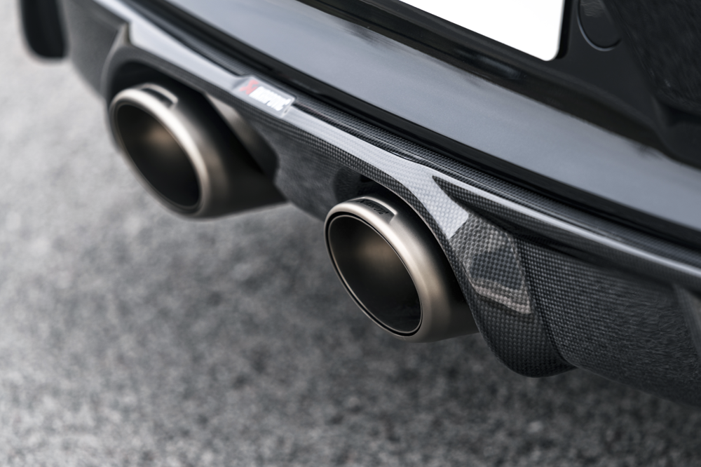 Akrapovic Rear Carbon Fibre Diffuser - Gloss for 991.2 Carrera - ModsDirect