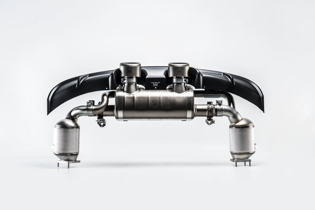 Akrapovic Rear Carbon Fibre Diffuser - Gloss for 991.2 Carrera - ModsDirect