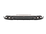 Akrapovic Rear Carbon Fibre Diffuser - Gloss for Porsche 991.2 Turbo / Turbo S - ModsDirect