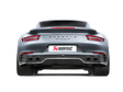 Akrapovic Rear Carbon Fibre Diffuser - Gloss for Porsche 991.2 Turbo / Turbo S - ModsDirect