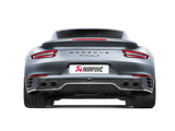 Akrapovic Rear Carbon Fibre Diffuser - Gloss for Porsche 991.2 Turbo / Turbo S - ModsDirect
