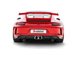 Akrapovic Rear Carbon Fibre Diffuser - Matte for Porsche 991.2 GT3 - ModsDirect