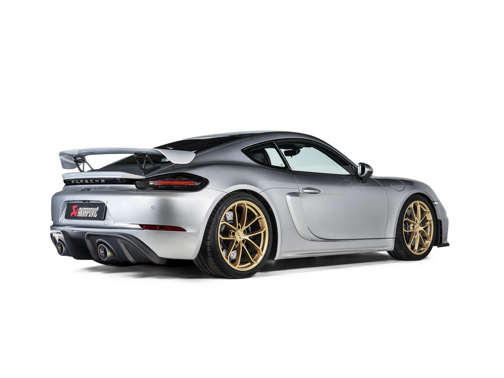 Akrapovic Rear Carbon Fibre Diffuser - Matte for Porsche 718 Cayman - ModsDirect