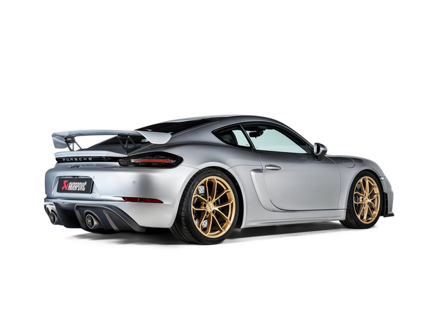 Akrapovic Rear Carbon Fibre Diffuser - Matte for Porsche 718 Cayman - ModsDirect