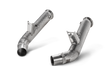 Akrapovic Downpipe Set w/o Cat - Alfa Romeo Giulia Quadrifoglio - ModsDirect