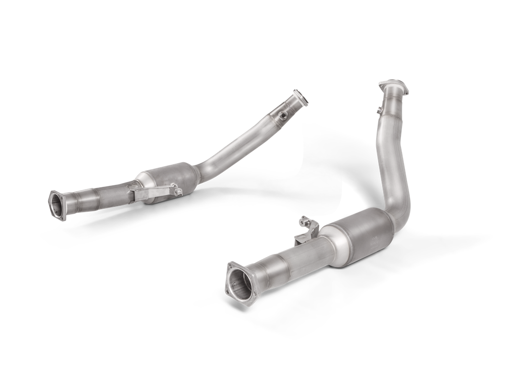Akrapovic Downpipe Set w Cat (SS) for Mercedes W463 G63 - ModsDirect
