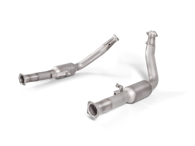Akrapovic Downpipe Set w Cat (SS) for Mercedes W463 G63 - ModsDirect