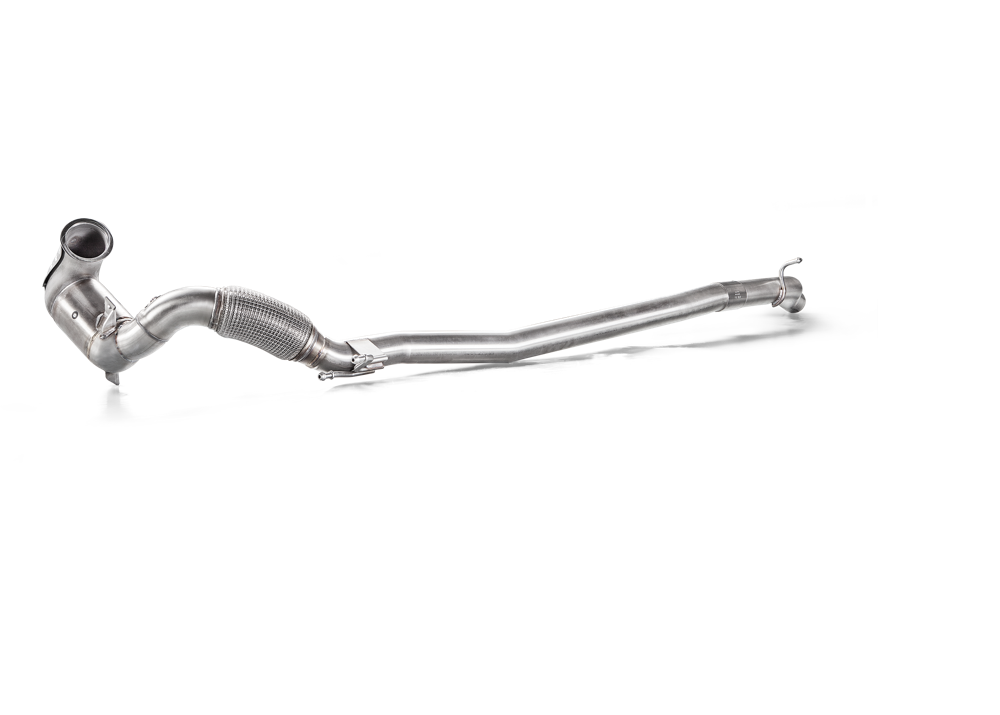 Akrapovic Downpipe / Link Pipe (SS) for VW Golf R (Mk7) / Audi S3 (8V) - ModsDirect