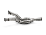Akrapovic Downpipe / Link Pipe Set (SS) for Nissan GTR w/ Stock Turbochargers - ModsDirect
