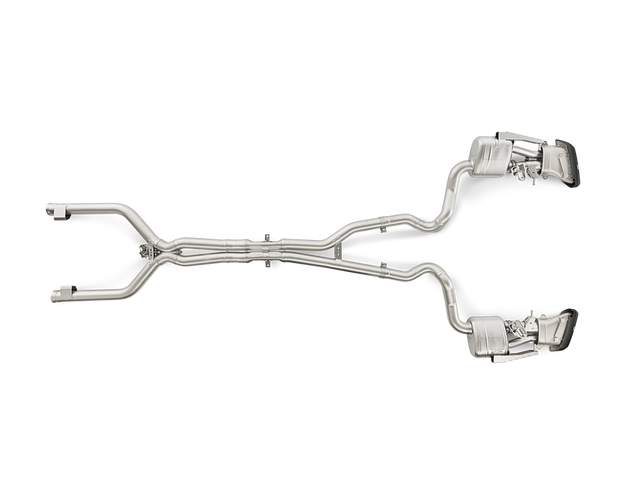 Akrapovic Evolution Link Pipe Set (Titanium) for Mercedes C63 (C205/S205/W205) - ModsDirect