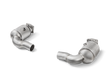Akrapovic Link Pipe Set w Cat (SS) for 991.2 Turbo - ModsDirect