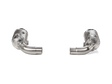 Akrapovic Link Pipe Set w Cat (SS) for Porsche 911 (992) Carrera - ModsDirect