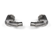 Akrapovic Link Pipe Set w Cat (SS) for Porsche 992 Turbo / Turbo S - ModsDirect