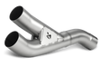 Akrapovic Link Pipe Set (Titanium) for Cayenne Diesel (Not S) - ModsDirect