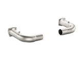 Akrapovic Link Pipe Set w/o Cat (Titanium) for Porsche 911 Turbo/Turbo S (991) - ModsDirect