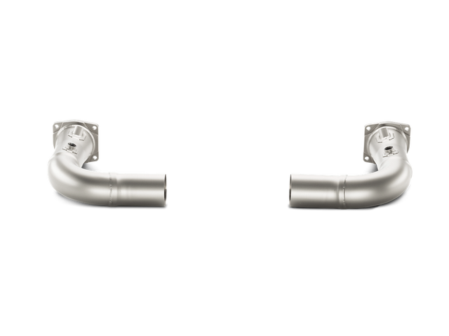 Akrapovic Link Pipe Set w/o Cat (Titanium) for Porsche 911 Turbo/Turbo S (991) - ModsDirect