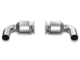 Akrapovic Link Pipe Set (100 cpsi cats, Titanium) for 997 Turbo / Turbo S 3.8L - ModsDirect