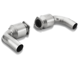 Akrapovic Link Pipe Set (100 cpsi cats, Titanium) for 997 Turbo / Turbo S 3.8L - ModsDirect