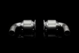 Akrapovic Link Pipe Set (100 cpsi cats, Titanium) for 997 Turbo / Turbo S 3.8L - ModsDirect