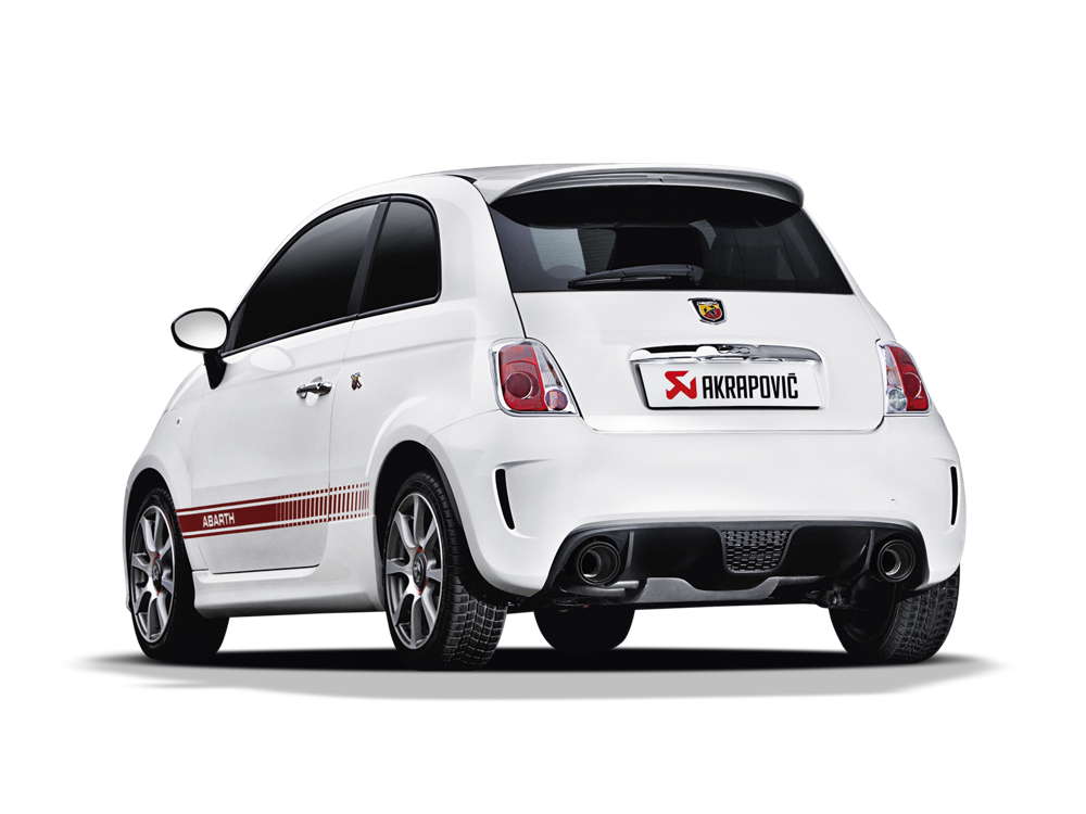 Akrapovic Slip-On Line (SS) for Abarth 500/595 without TailPipes - ModsDirect