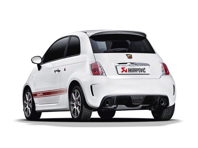 Akrapovic Slip-On Line (SS) for Abarth 500/595 without TailPipes - ModsDirect