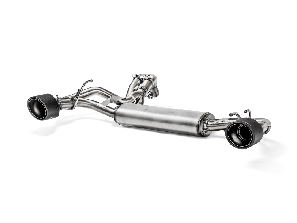 Akrapovic Slip-On Line (SS) for Abarth 595 Comp without TailPipes - ModsDirect