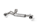 Akrapovic Slip-On Line (SS) for Abarth 595 Comp without TailPipes - ModsDirect