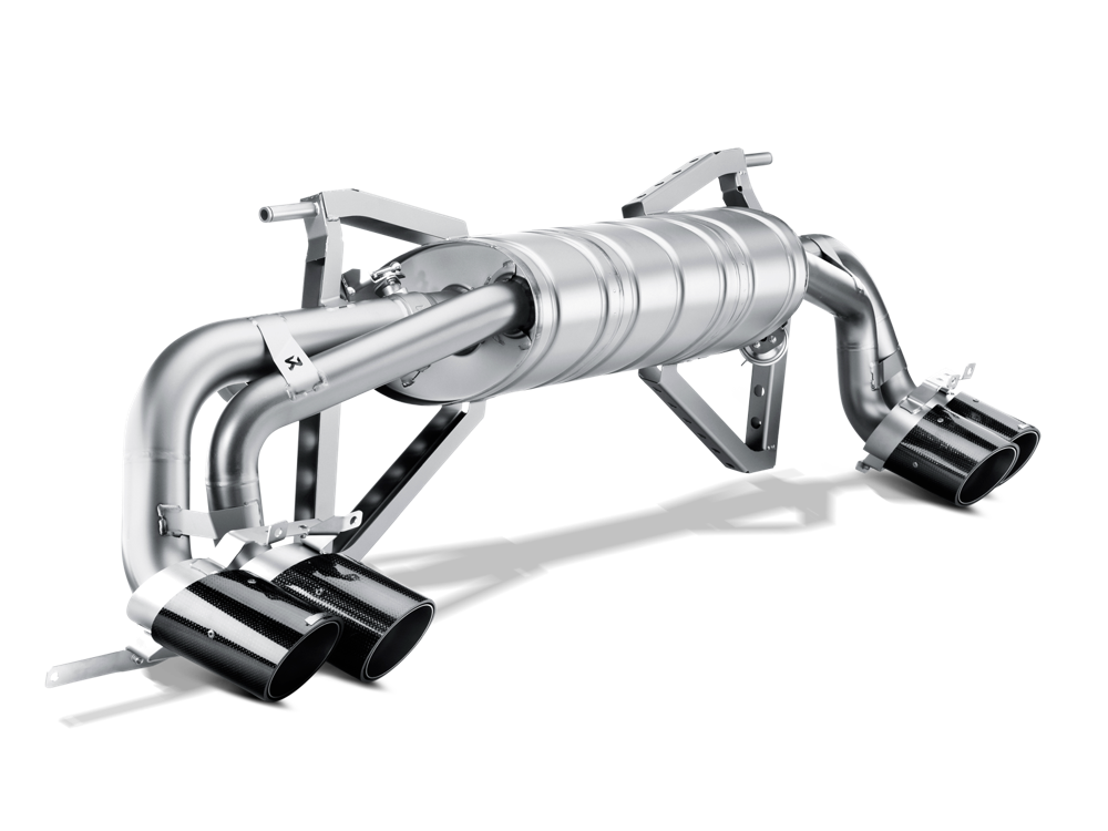 Akrapovic Slip-On Line (Titanium) for Lamborhini Gollardo LP 550-2, 560-4, 570-4 - ModsDirect