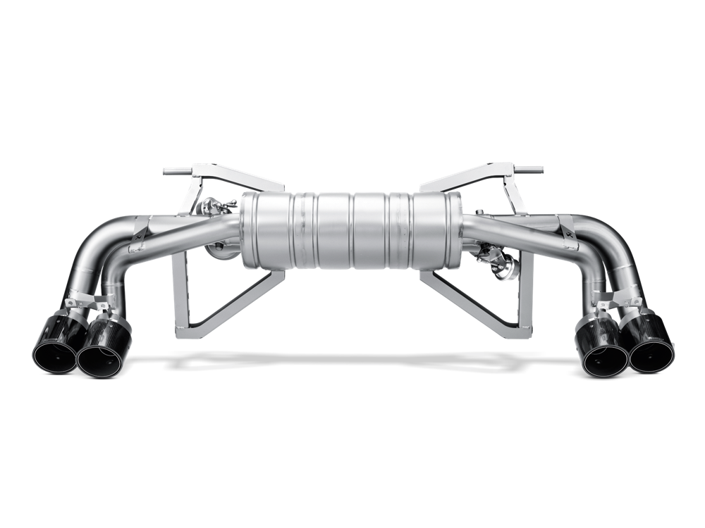 Akrapovic Slip-On Line (Titanium) for Lamborhini Gollardo LP 550-2, 560-4, 570-4 - ModsDirect