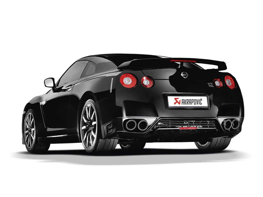Akrapovic Slip-On Line (Titanium) for Nissan GT-R R35 without Tailpipes - ModsDirect