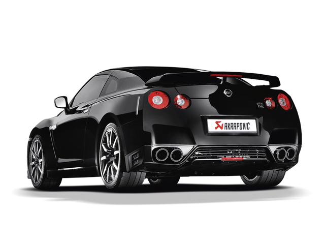 Akrapovic Slip-On Line (Titanium) for Nissan GT-R R35 without Tailpipes - ModsDirect