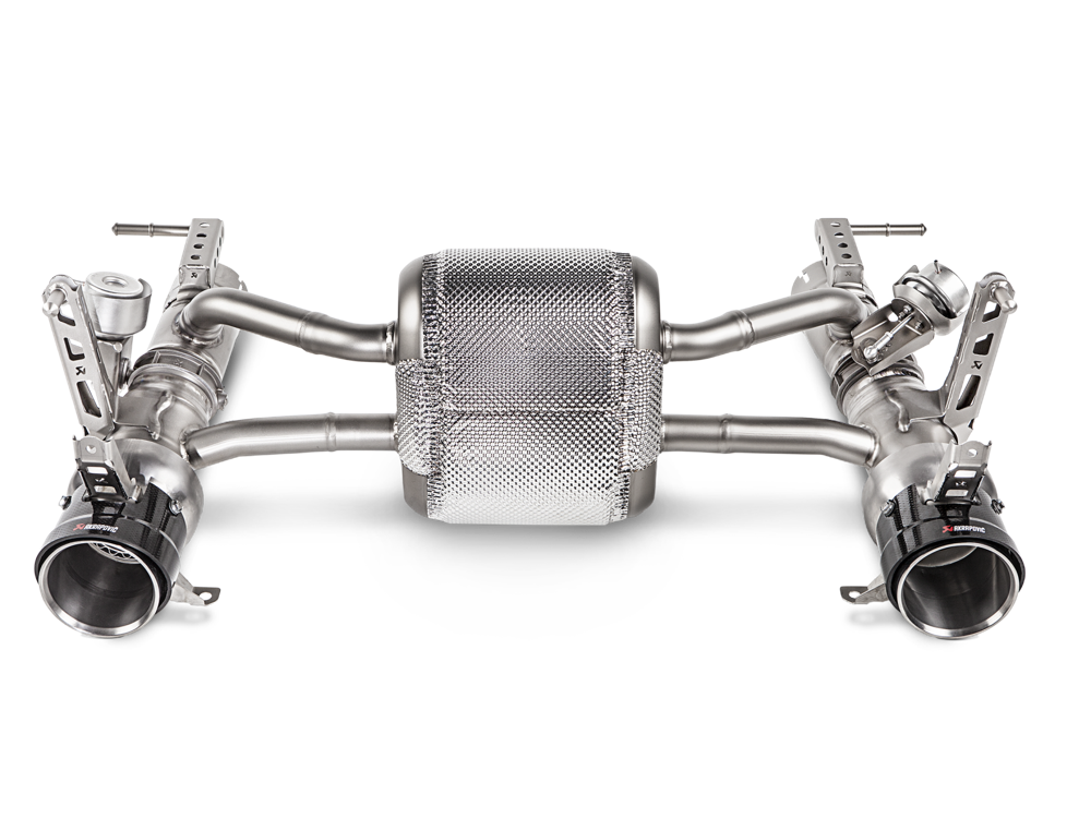 Akrapovic Slip-On Line (Titanium) for Ferrari 488 GTB / 488 Spider - ModsDirect