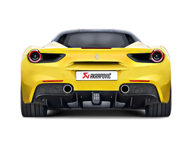 Akrapovic Slip-On Line (Titanium) for Ferrari 488 GTB / 488 Spider - ModsDirect