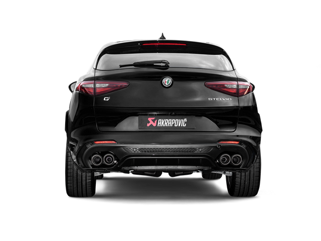 Akrapovic Slip On Line (Titanium) for Alfa Romeo Stelvio Quadrifoglio - ModsDirect