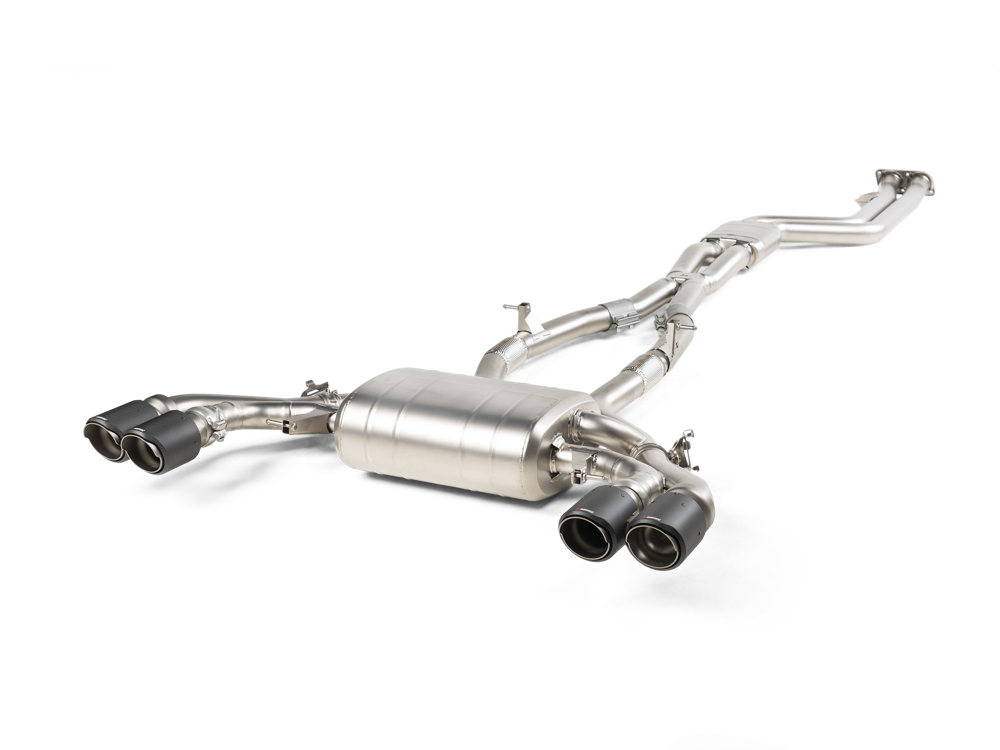 Akrapovic Slip-On Line (Titanium) for BMW X3M / X4M / Competition (F97, F98) - ModsDirect