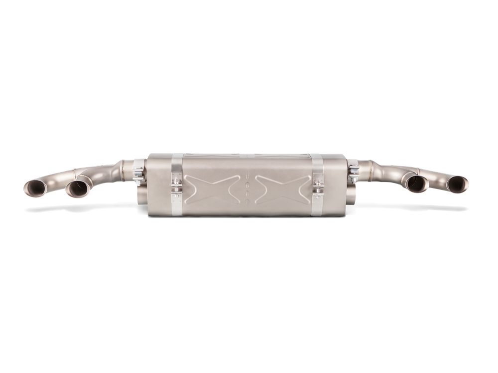 Akrapovic Slip-On Line (Titanium) for Porsche 911 Turbo / Turbo S (991.2) - ModsDirect