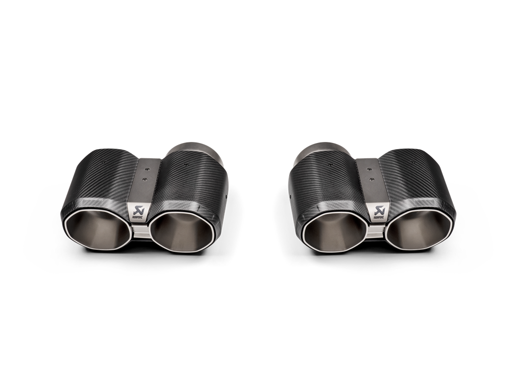 Akrapovic Carbon Tail Pipe Set for BMW M2 Coupe (G87) - ModsDirect