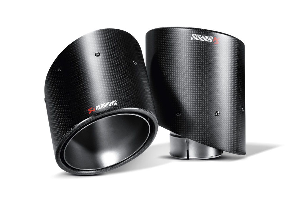 Akrapovic Carbon Tail Pipe Set for Nissan 370Z - ModsDirect