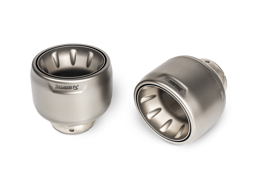 Akrapovic Titanium Tail Pipe Set for Porsche 718 Cayman GT4 / Spyder - ModsDirect